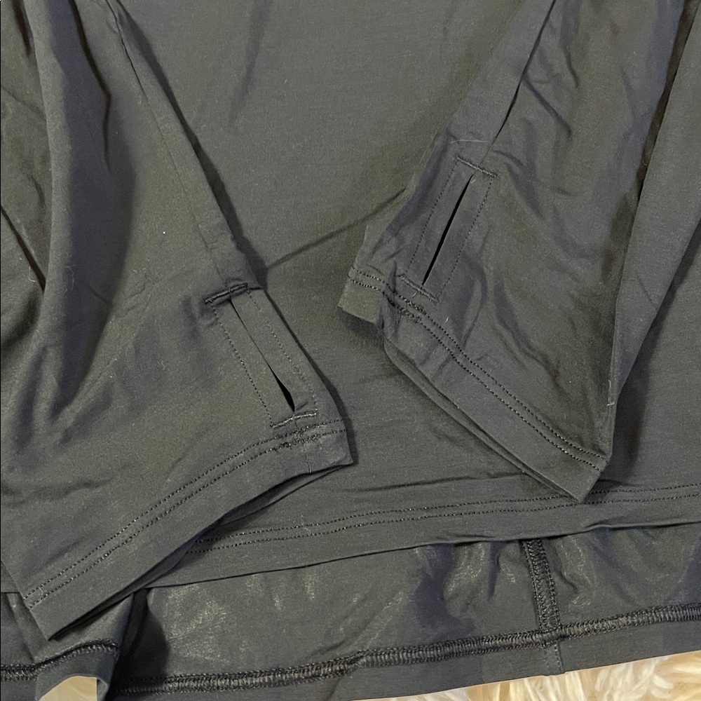 Lululemon Modal Relaxed Fit Lounge Ling Sleeve Shirt Black Size 12 NWT - Picture 7 of 10